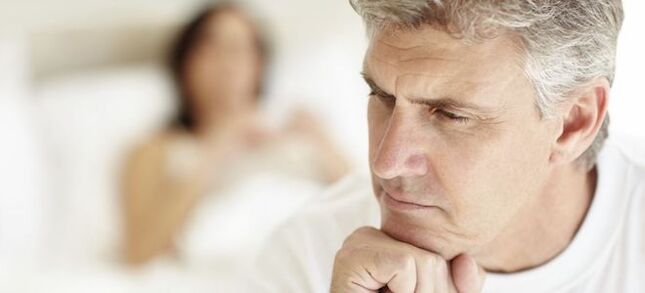 The man thought about the reasons for the decrease in potency