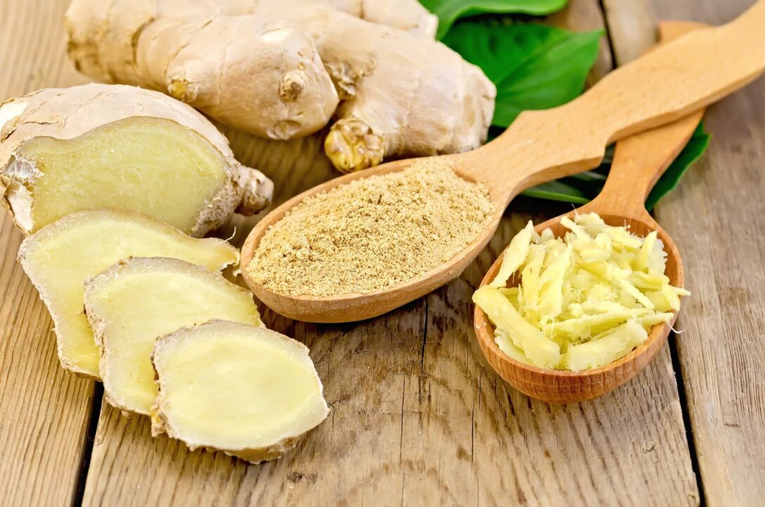Ginger for improving potency