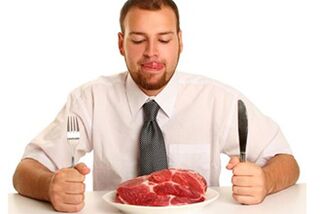 Meat for increasing male potency